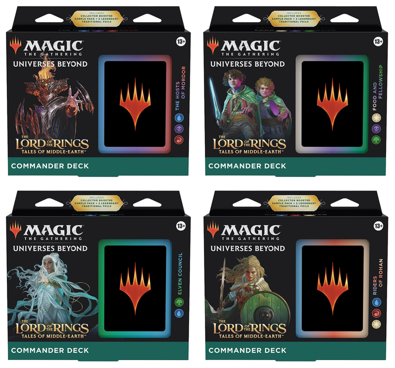 The Lord of the Rings: Tales of Middle-earth - Commander Deck Display SALE!